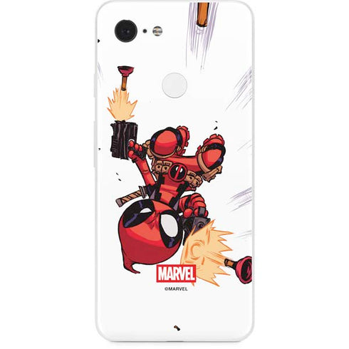 Marvel Deadpool Babypool Shooting Google Pixel 3 Skin